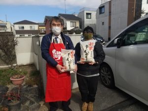 中部飼料株式会社様よりお米の提供　13の子ども食堂に